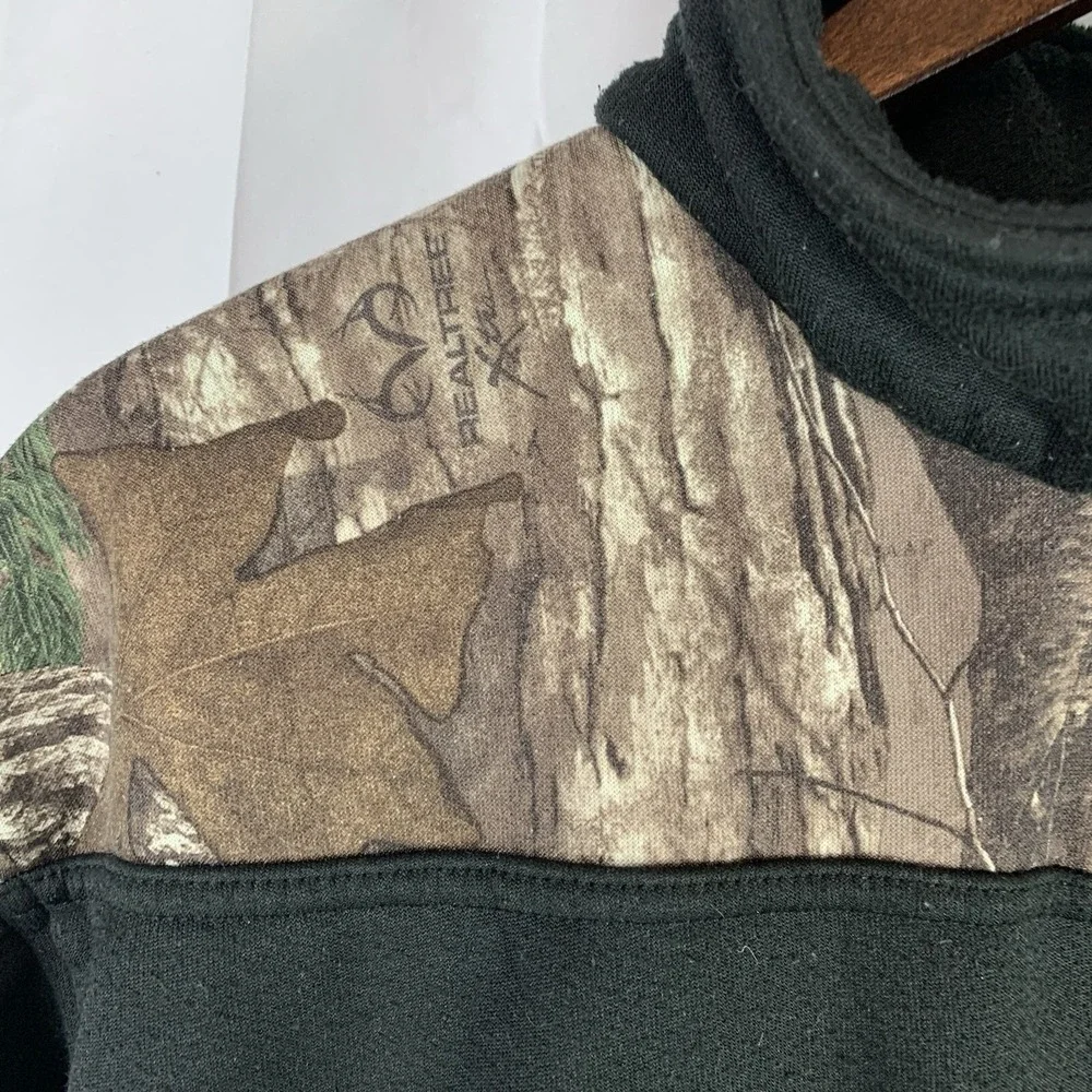 Magellan Outdoors Jacket Hunt Gear Size Large Pullover Mag Warmth 1/2‎ Zip Camo